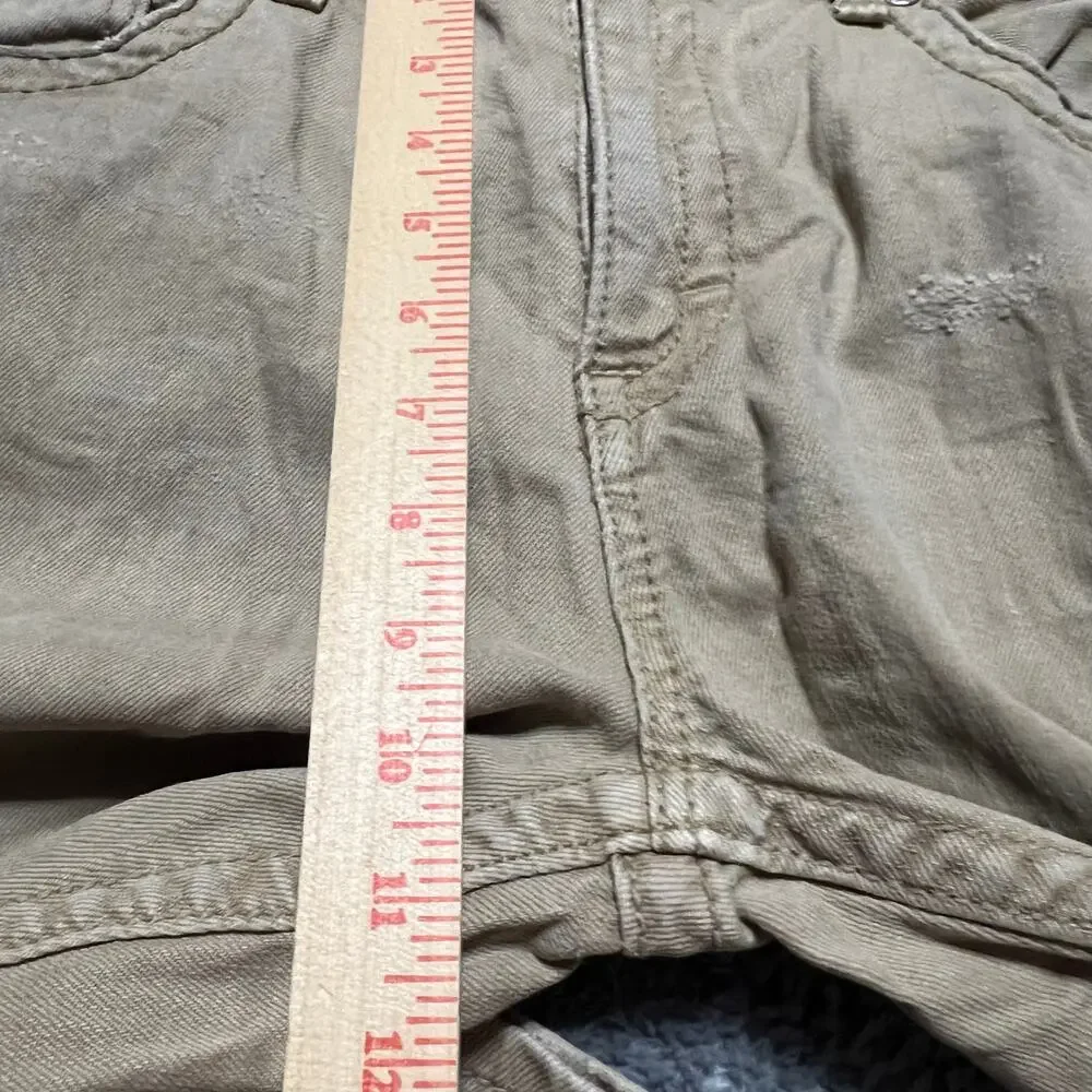 BKE Jeans Mens 33 (33x30) Khaki Tan Tyler Straight Buckle Chino Pants